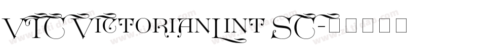 VTC VictorianLint SC字体转换